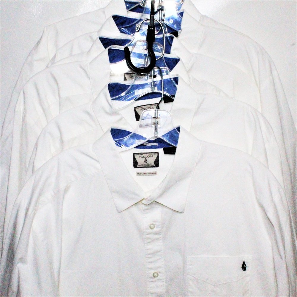 5- Men's Volcom Classic Fit Corpo Class Long Sleeve Button Up